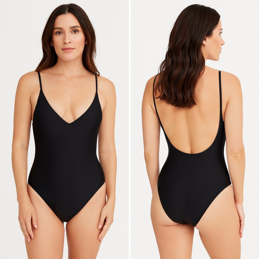 Prairie Swim Napa One Piece in Black